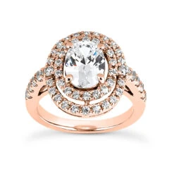 14K White Gold Unique Diamond Engagement Ring 1.10ct 1.5mm -Its Hot Jewelry Shop 14k gold unique diamond engagement ring 110ct p 24030 rose 20220426