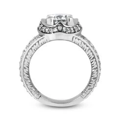 14K White Gold Unique Diamond Engagement Ring 1.63ct -Its Hot Jewelry Shop 14k gold unique diamond engagement ring 163ct p 23816 additional white