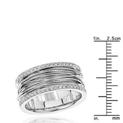 14K White Gold Unique Diamond Wedding Ring White Rose Yellow Gold 1 Carat Band -Its Hot Jewelry Shop 14k gold unique diamond wedding ring white rose yellow gold 1 carat band rulerwh