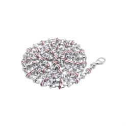 Unique 14K Yellow Gold Men's Gemstone Chain Necklace With Red Rubies 5.3Ct -Its Hot Jewelry Shop 14k gold unique mens gemstone chain necklace with rubies 53ct 100589 backwh