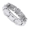 14K White Gold Unique Princess Cut Diamond Bracelet For Men 30ct Luxurman 2 14K White Gold Unique Princess Cut Diamond Bracelet For Men 30ct Luxurman -Its Hot Jewelry Shop 14k gold unique princess cut diamond bracelet for men 30ct by luxurman mainwh