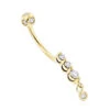 14K Yellow Gold Upscale Quality 0.41ct Diamond Belly Ring 2 14K Yellow Gold Upscale Quality 0.41ct Diamond Belly Ring -Its Hot Jewelry Shop 14k gold upscale quality body jewelry piece 041ct p 5870 ye
