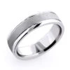 14K White Gold Urbane Men's Wedding Band -Its Hot Jewelry Shop 14k gold urbane mens wedding band 1
