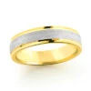 14K Yellow Gold Urbane Wedding Band For Men 5mm -Its Hot Jewelry Shop 14k gold urbane wedding band for men 5mm 1