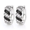 14K White Gold White Black Diamond Hoop Huggie Earrings .65ct 1 14K White Gold White Black Diamond Hoop Huggie Earrings .65ct -Its Hot Jewelry Shop 14k gold white black diamond hoop huggie earrings 65ct p 6492 wh