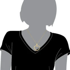 14K Yellow Gold White Black Diamonds Ladies Diamond Heart Shaker Pendant 8ct Moving Stones -Its Hot Jewelry Shop 14k gold white black diamonds ladies diamond heart shaker pendant 8ct moving stones 000988 bodye