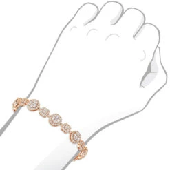 14K White Gold Women's Diamond Bracelet 6 Carat Pave Diamonds By Luxurman 18 14K White Gold Women's Diamond Bracelet 6 Carat Pave Diamonds By Luxurman -Its Hot Jewelry Shop 14k gold womens diamond bracelet 6 carat pave diamonds by luxurman bodro