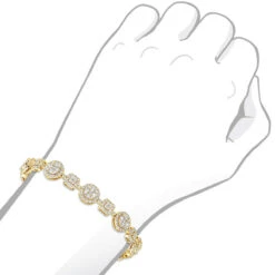 14K White Gold Women's Diamond Bracelet 6 Carat Pave Diamonds By Luxurman 17 14K White Gold Women's Diamond Bracelet 6 Carat Pave Diamonds By Luxurman -Its Hot Jewelry Shop 14k gold womens diamond bracelet 6 carat pave diamonds by luxurman bodye