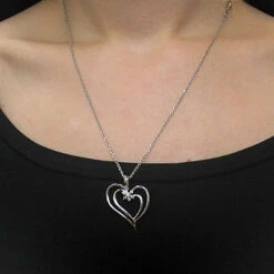 14K White Gold Women's Diamond Heart Pendant 0.20ct 7 14K White Gold Women's Diamond Heart Pendant 0.20ct -Its Hot Jewelry Shop 14k gold womens diamond heart pendant 020ct p 5666bod