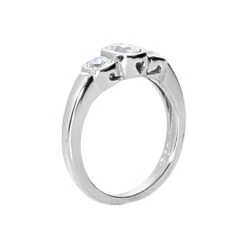 Thin 14K White Gold Women's Diamond Ring 0.80ct 8 Thin 14K White Gold Women's Diamond Ring 0.80ct -Its Hot Jewelry Shop 14k gold womens diamond ring 080ct p 29171 back white