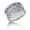 14K White Gold Women's Diamond Ring 1.20ct 13.4mm -Its Hot Jewelry Shop 14k gold womens diamond ring 120ct p 29407 white