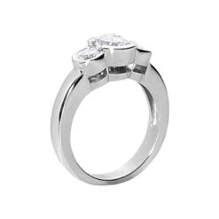 Thin 14K White Gold Women's Diamond Ring 1.50ct 8 Thin 14K White Gold Women's Diamond Ring 1.50ct -Its Hot Jewelry Shop 14k gold womens diamond ring 150ct p 29128 back white