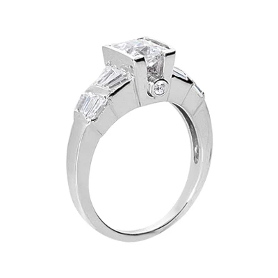 14K White Gold Women's Diamond Ring 1.88ct 5 14K White Gold Women's Diamond Ring 1.88ct - Image 3