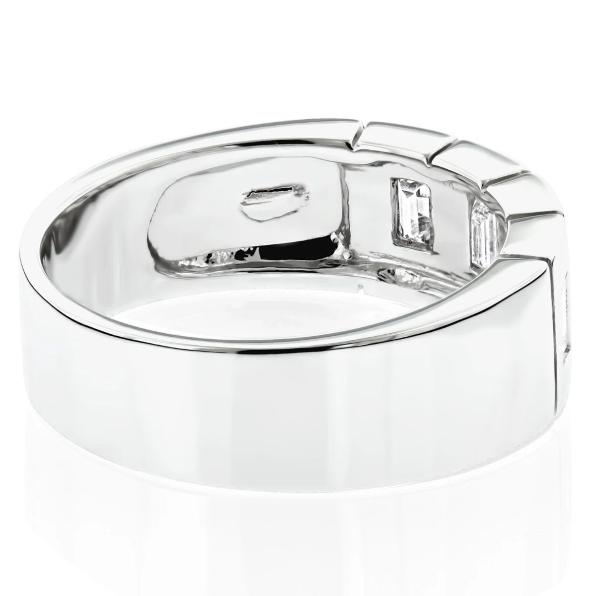 14K White Gold Women's Diamond Wedding Band 0.80ct 6 14K White Gold Women's Diamond Wedding Band 0.80ct - Image 4