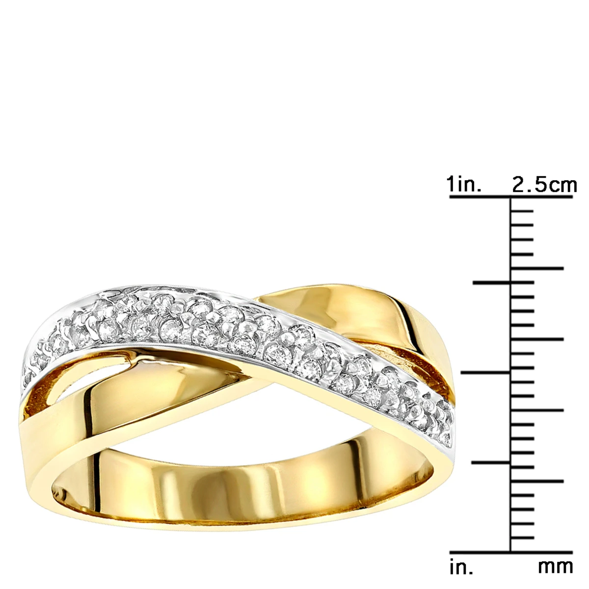 14K White Gold Women's Round Diamond Ring 0.3ct 8 14K White Gold Women's Round Diamond Ring 0.3ct - Image 6