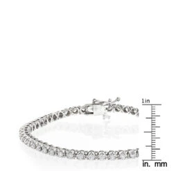 14K White Gold Women's Round Diamond Tennis Bracelet 1.80ct 13 14K White Gold Women's Round Diamond Tennis Bracelet 1.80ct -Its Hot Jewelry Shop 14k gold womens round diamond tennis bracelet 180ct p 5825 rulerwh