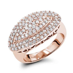 14K White Gold Women's Round Pave Diamond Ring 1ct 10 14K White Gold Women's Round Pave Diamond Ring 1ct -Its Hot Jewelry Shop 14k gold womens round pave diamond ring 130ct p 232 ro