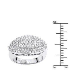 14K White Gold Women's Round Pave Diamond Ring 1ct 12 14K White Gold Women's Round Pave Diamond Ring 1ct -Its Hot Jewelry Shop 14k gold womens round pave diamond ring 130ct p 232 rulerwh