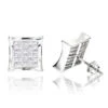 14K White Gold Invisible Set Princess Cut Diamond Stud Earrings For Men And Women 1.25ct Kite Shape -Its Hot Jewelry Shop 14k invisible set princess cut diamond earrings 125ct p 97 wh 1