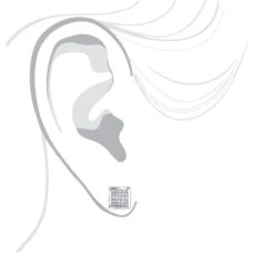 14K White Gold Invisible Set Princess Diamond Stud Earrings 0.55ct -Its Hot Jewelry Shop 14k invisible set princess diamond stud earrings 060ct p 6163 bodwh