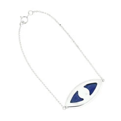 14K Yellow Gold Large Blue Evil Eye Diamond Bracelet 0.22ct 11 14K Yellow Gold Large Blue Evil Eye Diamond Bracelet 0.22ct -Its Hot Jewelry Shop 14k large blue evil eye diamond bracelet 022ct p 35843 backwh