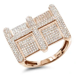 14K White Gold Men's Genuine Diamond Ring 1.20ct -Its Hot Jewelry Shop 14k mens genuine diamond ring 120ct p 41436 ro