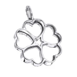 14K White Gold Multi Heart Diamond Pendant For Women Flower Design 0.35ct 11 14K White Gold Multi Heart Diamond Pendant For Women Flower Design 0.35ct -Its Hot Jewelry Shop 14k multi heart diamond pendant 042ct p 22309 backwh