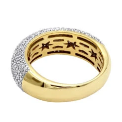 14K Yellow Gold Pave Diamond Band 1.12ct 18 14K Yellow Gold Pave Diamond Band 1.12ct -Its Hot Jewelry Shop 14k pave diamond band 112ct p 41411 backye