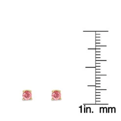 14K Yellow Gold Pink Diamond Stud Earrings 0.2ct 13 14K Yellow Gold Pink Diamond Stud Earrings 0.2ct -Its Hot Jewelry Shop 14k pink diamond stud earrings 020ct p 35699 rulerye