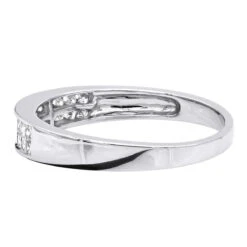 Thin 14K White Gold Princess Cut Diamond Wedding Band 0.75ct 13 Thin 14K White Gold Princess Cut Diamond Wedding Band 0.75ct -Its Hot Jewelry Shop 14k princess cut diamond wedding band 075ct p 38034 backwh