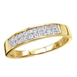 Thin 14K White Gold Princess Cut Diamond Wedding Band 0.75ct 11 Thin 14K White Gold Princess Cut Diamond Wedding Band 0.75ct -Its Hot Jewelry Shop 14k princess cut diamond wedding band 075ct p 38034 ye