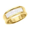14K Yellow Gold Princess Cut Invisible Diamond Wedding Band 1.16ct 1 14K Yellow Gold Princess Cut Invisible Diamond Wedding Band 1.16ct -Its Hot Jewelry Shop 14k princess cut invisible diamond wedding band 116ct p 6328 yellow