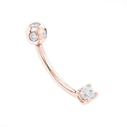 Pure 14K White Gold Belly Ring With Diamonds 0.33ct 8 Pure 14K White Gold Belly Ring With Diamonds 0.33ct -Its Hot Jewelry Shop 14k pure gold belly ring with diamonds 033ct p 5864 ro