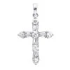 14K White Gold Round Diamond Cross Pendant 1.85ct -Its Hot Jewelry Shop 14k round diamond cross pendant 185ct p 35135 wh