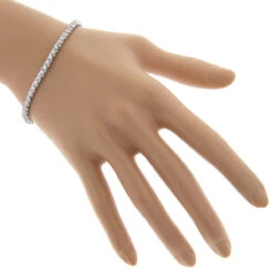 14K White Gold Round Diamond Tennis Bracelet For Women 1 3/4ct G/VS 11 14K White Gold Round Diamond Tennis Bracelet For Women 1 3/4ct G/VS -Its Hot Jewelry Shop 14k round diamond tennis bracelet 171ct p 22479 bodwh