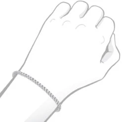 14K White Gold Round Diamond Tennis Bracelet For Women 3.55ct With 4 Prong Setting 20 14K White Gold Round Diamond Tennis Bracelet For Women 3.55ct With 4 Prong Setting -Its Hot Jewelry Shop 14k round diamond tennis bracelet 355ct p 22423 bodwh