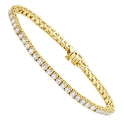 Its Hot Jewelry Shop 47 Its Hot Jewelry Shop -Its Hot Jewelry Shop 14k round diamond tennis bracelet 5ct p 22422 ye