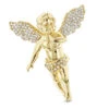 14K Yellow Gold Diamond Angel Pendant 0.63ct Small Baby Angel Charm 1 14K Yellow Gold Diamond Angel Pendant 0.63ct Small Baby Angel Charm -Its Hot Jewelry Shop 14k solid gold diamond angel pendant 063ct ye