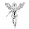 14K White Gold Mini Diamond Angel Pendant 0.7ct Small Baby Angel Charm 1 14K White Gold Mini Diamond Angel Pendant 0.7ct Small Baby Angel Charm -Its Hot Jewelry Shop 14k solid gold mini diamond angel pendant 07ct small baby angel charm wh