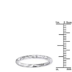 Thin Solid 14K White Gold Wedding Band For Women -Its Hot Jewelry Shop 14k solid gold wedding band p 35067 rulerwh