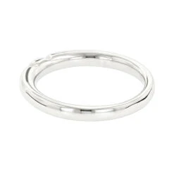 Thin Solid 14K White Gold Wedding Band 2.5mm -Its Hot Jewelry Shop 14k solid gold wedding band p 35099 backwh
