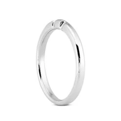 Thin 2.5mm Solid 14K White Gold Contour Wedding Band -Its Hot Jewelry Shop 14k solid gold wedding band p 35104 back white 20220426