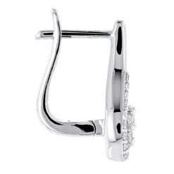 14K White Gold Swirl Diamond Earrings For Women 0.75ct -Its Hot Jewelry Shop 14k swirl diamond earrings 075ct p 22553back