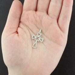 14K White Gold Unique Diamond Cross Pendant 0.34ct 9 14K White Gold Unique Diamond Cross Pendant 0.34ct -Its Hot Jewelry Shop 14k unique diamond cross pendant 034ct p 41784box