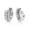 14K White Gold Unique Huggie Diamond Earrings 0.77ct -Its Hot Jewelry Shop 14k unique huggie diamond earrings 077ct p 22348 wh