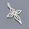 14K White Gold Cross Pendant 0.32ct 2 14K White Gold Cross Pendant 0.32ct -Its Hot Jewelry Shop 14k white gold cross pendant 032ct p 42046