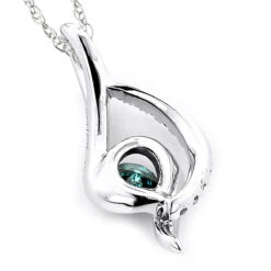 14K White Gold Ladies Blue Diamond Necklace 0.35ct La Minor 10 14K White Gold Ladies Blue Diamond Necklace 0.35ct La Minor -Its Hot Jewelry Shop 14k white gold ladies blue diamond necklace 035ct la minor 2