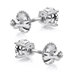 14K White Gold Round Diamond Stud Earrings 0.25ct 11 14K White Gold Round Diamond Stud Earrings 0.25ct -Its Hot Jewelry Shop 14k white gold round diamond stud earrings 025ct p 297 backwh