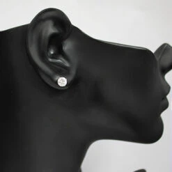 14K White Gold Round Diamond Stud Earrings 1.75ct -Its Hot Jewelry Shop 14k white gold round diamond stud earrings 175ct p 5630bod