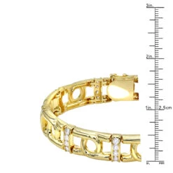 14K White/Yellow Gold Men's Diamond Two-Tone Bracelet 4ct 17 14K White/Yellow Gold Men's Diamond Two-Tone Bracelet 4ct -Its Hot Jewelry Shop 14k white yellow gold mens diamond two tone bracelet 4ct rulerye